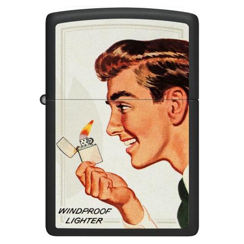Набір бензинових запальничок Zippo Red Matte та Black Matte Vintage Ad Lighter Set 5,6х3,8х1,3 см Різнокольоровий 2 шт (46295) Набір бензинових запальничок Zippo Red Matte та Black Matte Vintage Ad Lighter Set 5,6х3,8х1,3 см Різнокольоровий 2 шт (46295)