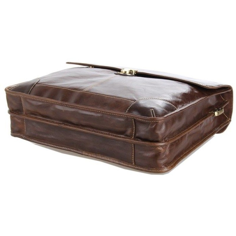 Сумка чоловіча Vintage 14085 для ноутбука Коричнева, Коричневий