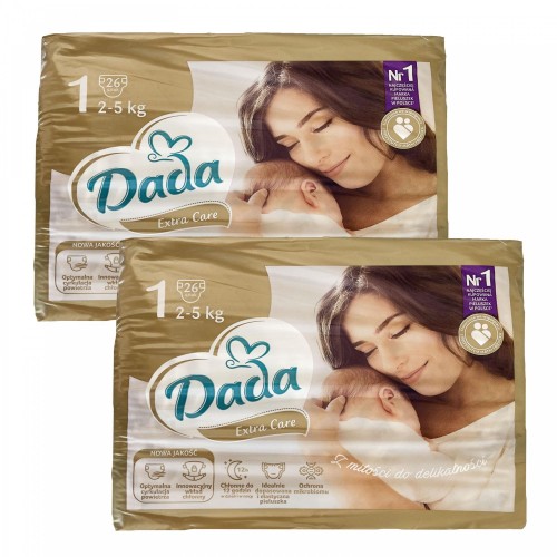 Підгузки Dada Extra Care 1 2-5 кг 52 шт в інтернет супермаркеті PbayMarket!