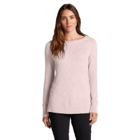 Пуловер Eddie Bauer Women Lux Thermal Crewneck Sweater HTR S Рожевий (0303PIH-S)