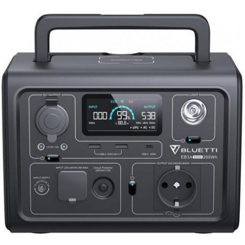 Зарядна станція Bluetti EB3A 268 Вт 600 Вт (2341224355) Зарядна станція Bluetti EB3A 268 Вт 600 Вт (2341224355)
