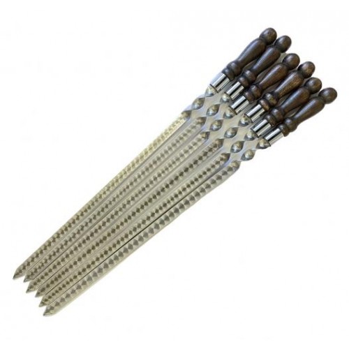 Шампур для люля-кебаб Gorillas BBQ Куля SKK98 50 см 6 шт (5482) Шампур для люля-кебаб Gorillas BBQ Куля SKK98 50 см 6 шт (5482)