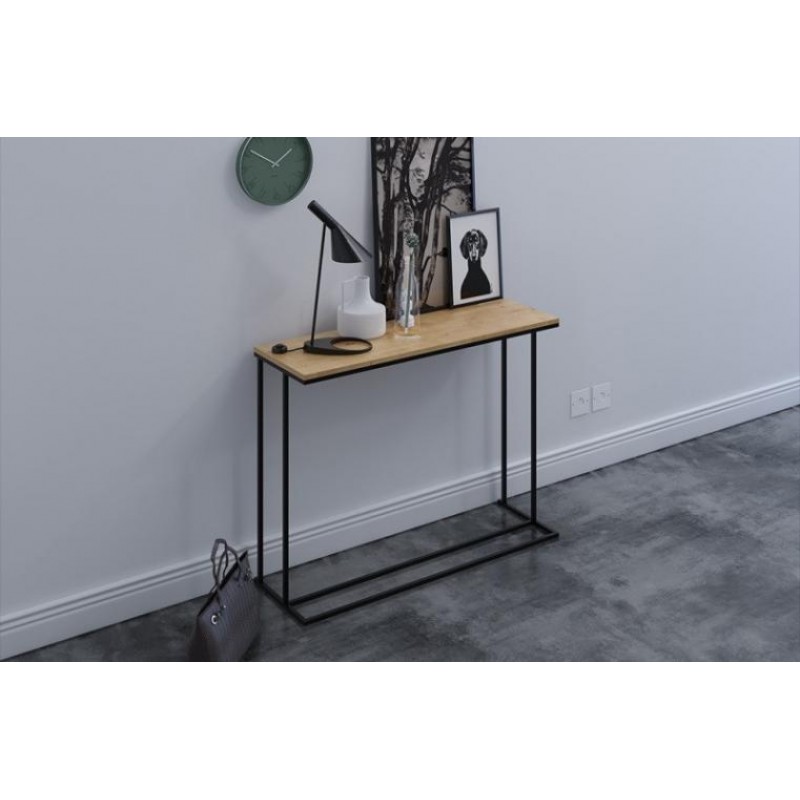 Консоль для дому в стилі Loft NS-398 850x1100x350 мм Черный