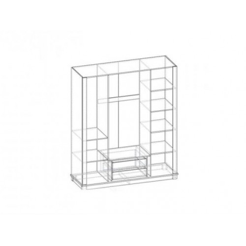 Шафа розстібна Меблі Сервіс Брістоль Нью 4Д ясен сніговий Шафа розстібна Меблі Сервіс Брістоль Нью 4Д ясен сніговий