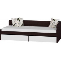 Ліжко Соната Еверест 80х190 см із ящиками Венге з білим (psg_UK-6415014) Ліжко Соната Еверест 80х190 см із ящиками Венге з білим (psg_UK-6415014)