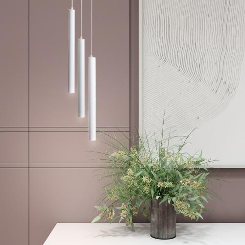 Світильник MSK Electric Elegant підвісний на круглій основі NL 4045-3R WH Світильник MSK Electric Elegant підвісний на круглій основі NL 4045-3R WH