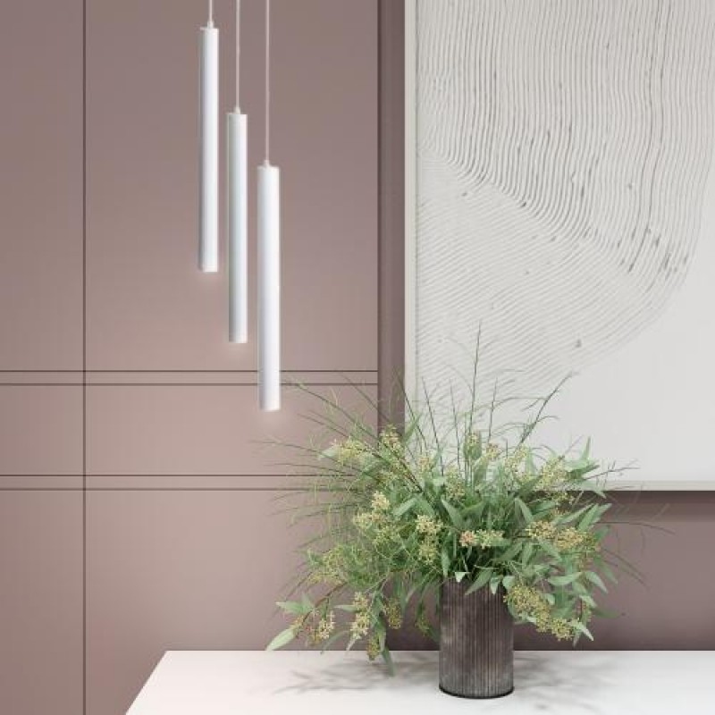 Світильник MSK Electric Elegant підвісний на круглій основі NL 4045-3R WH