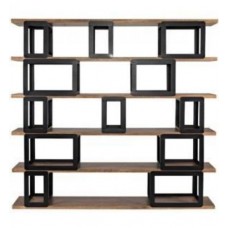 Стелаж для зберігання в стилі Loft NS-1771 1980x2100x350 мм Черный