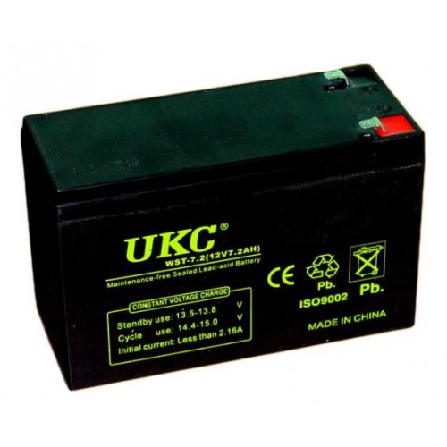 Акумуляторна батарея UKC 12V 7.2Ah WST-7.2 RC201502 (003606) в інтернет супермаркеті PbayMarket!