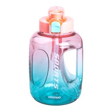 Пляшка для води спортивна з трубочкою YIWU 1600 мл Рожевий (HP-14-35P)