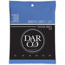 Струни для акустичної гітари 6 шт Martin D220 Darco Phosphor Bronze Light Acoustic Guitar Strings