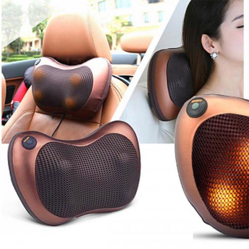 Масажна подушка в автомобіль MASSAGE pillow для спини та шиї з інфрачервоним підігрівом MS (1756374572) Масажна подушка в автомобіль MASSAGE pillow для спини та шиї з інфрачервоним підігрівом MS (1756374572)