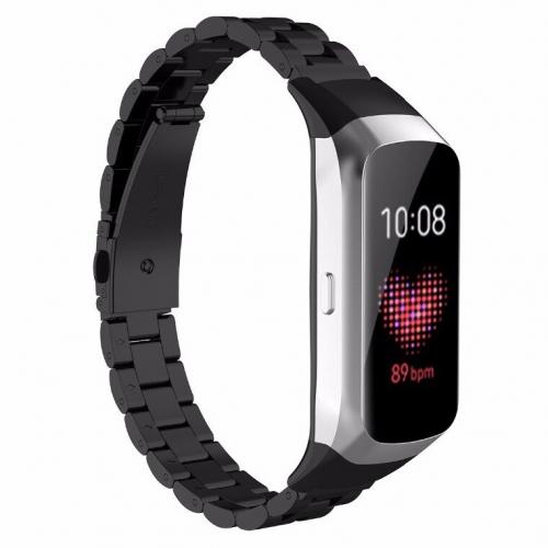 Ремінець Steel Strap для Samsung Galaxy Fit R370 Black Ремінець Steel Strap для Samsung Galaxy Fit R370 Black