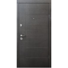 Двері вхідні в квартиру Класик 2 двоколірна Ваш ВиД Венге-темний 860,960х2050х70 Ліве/Праве