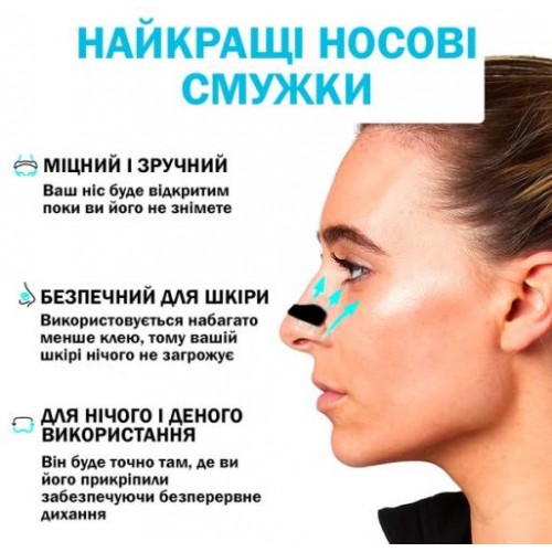 Магнітний розширювач для носа No Brand поліпшення дихання та зниження хропіння Чорний (2104618539)