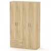 Шафа для речей Компаніт 14 120х46.4х195 см Дуб сонома