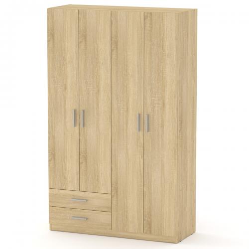 Шафа для речей Компаніт 14 120х46.4х195 см Дуб сонома Шафа для речей Компаніт 14 120х46.4х195 см Дуб сонома