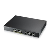 Комутатор Zyxel GS1915-24EP (GS1915-24EP-EU0101F) (12xGE PoE, 12хGE, max POE 130W, Smart, NebulaFlex)