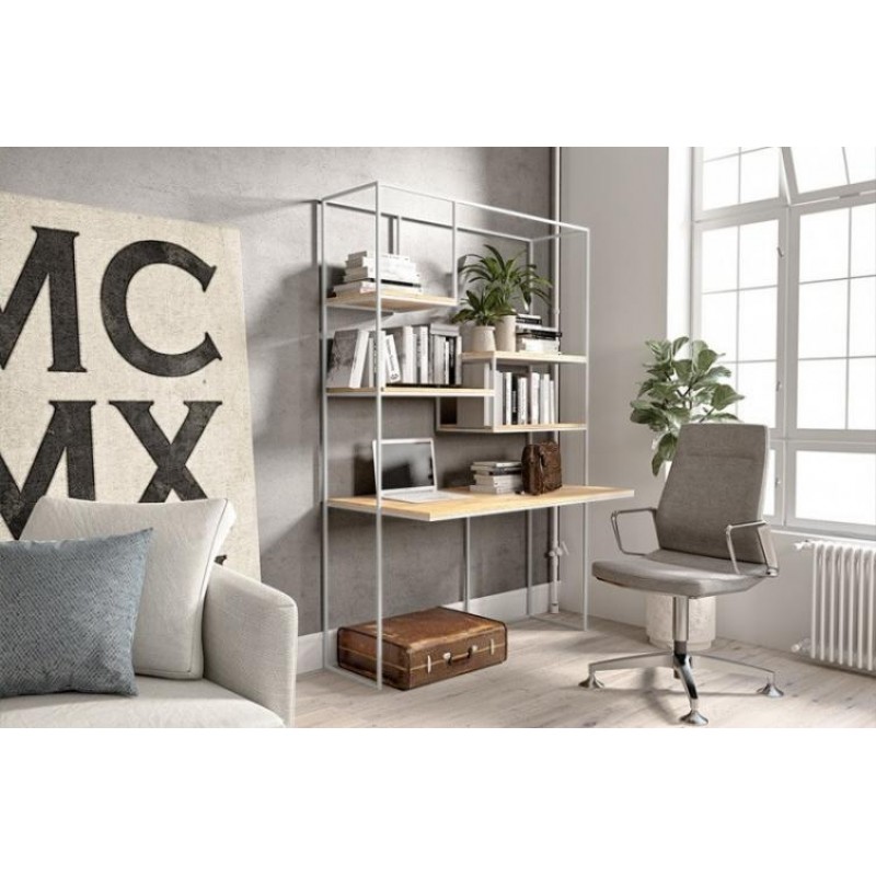 Офісний стіл в стилі Loft NS-1401 2180x1400x700 мм Черный