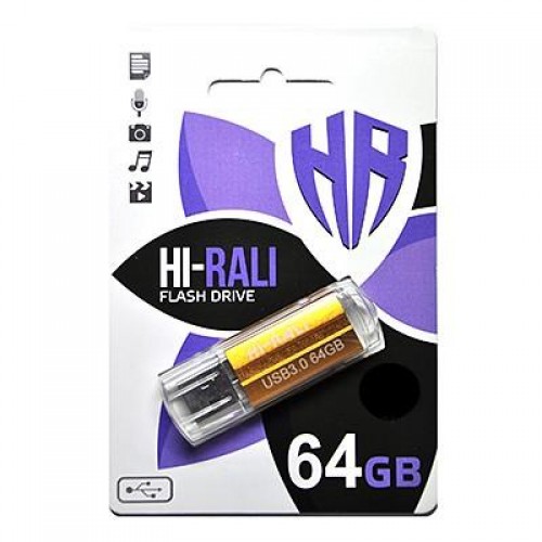 Флеш-накопичувач USB 64GB Hi-Rali Corsair Series Bronze (HI-64GBCORBR) в інтернет супермаркеті PbayMarket!