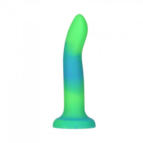 Фалоімітатор, що світиться в темряві, ADDICTION Rave 8″, Glow in the Dark Dildo Blue Green, 20,3 см в інтернет супермаркеті PbayMarket!