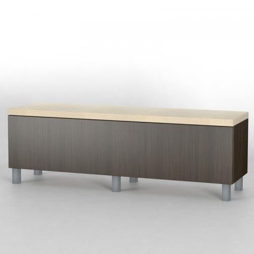 Комод приліжковий Тиса Мебель КП-112 Венге 50x41x140 см