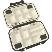 Рибальська коробка для снастей MHZ SF24115, 11.5х7.7х3.5 см, пластик, чорний з білим Рибальська коробка для снастей MHZ SF24115, 11.5х7.7х3.5 см, пластик, чорний з білим