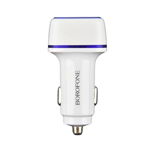 Автомобільний зарядний пристрій Borofone BZ14A PD20W + QC3.0 3A Білий Автомобільний зарядний пристрій Borofone BZ14A PD20W + QC3.0 3A Білий