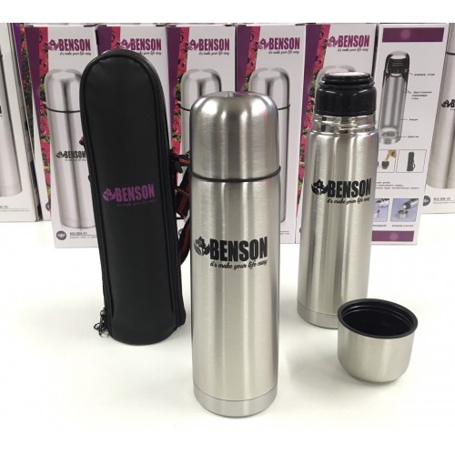 Вакуумний термос Benson BN-051 нержавіюча сталь 500ML Сталевий Вакуумний термос Benson BN-051 нержавіюча сталь 500ML Сталевий