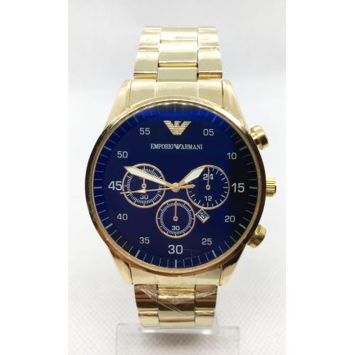 Наручний годинник чоловічий No Brand Emporio Armani Золотистий (IBW680YB)