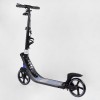 Двоколісний складаний самокат ліхтарик 2 амортизатора Best Scooter 100 кг Black and blue (114436)