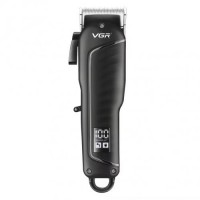 Машинка для стрижки волосся VGR V-683 LED-дисплей акумуляторна 4 насадки 10W Black Машинка для стрижки волосся VGR V-683 LED-дисплей акумуляторна 4 насадки 10W Black