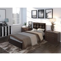 Ліжко BNB GrenadineDesign без підйомного механізму 90x200 коричневий