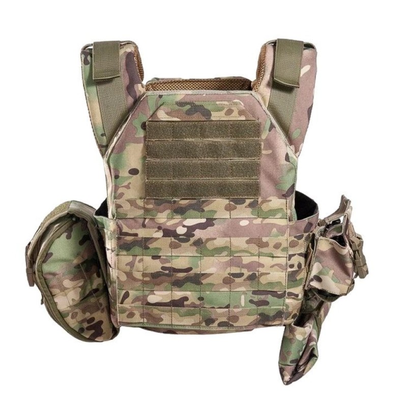 Плитоноска з підсумками без плит No Brand One Size Мультикам (2013925894)