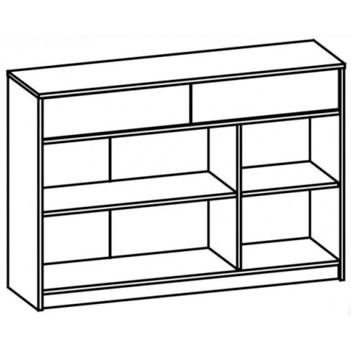 Комод Меблі Сервіс 3 Д2Ш Типс Дуб самоа + білий (Son-1) Комод Меблі Сервіс 3 Д2Ш Типс Дуб самоа + білий (Son-1)