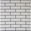 Самоклеюча декоративна 3D панель цегла контраст біло-чорна Loft Expert 680x680x4 мм