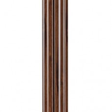 Декоративна стінова рейка Sticker Wall PS 2900x120x12 мм Темно-коричневий (SW-00002144)