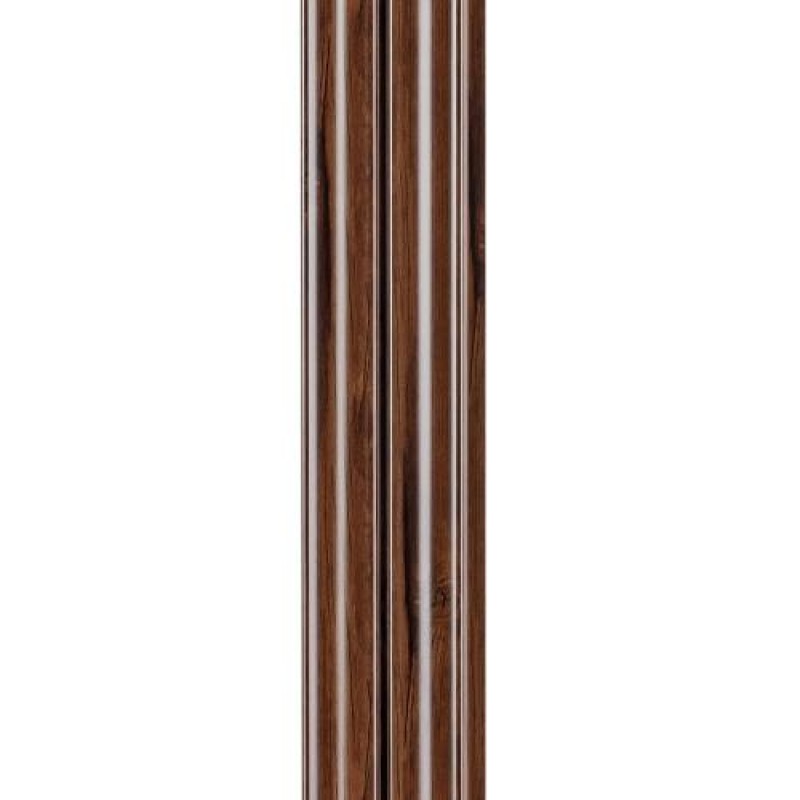 Декоративна стінова рейка Sticker Wall PS 2900x120x12 мм Темно-коричневий (SW-00002144)