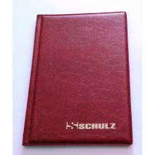 Альбом для монет 192 дрібні осередки Schulz Темно-червоний (hub_jykl4r)