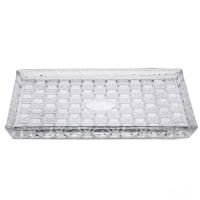 Блюдо для закусок YIWU Lirmartur hexagon 24.5x20.5x2 см Прозорий (HP-YH-38)