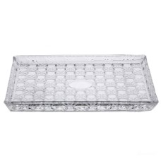 Блюдо для закусок YIWU Lirmartur hexagon 24.5x20.5x2 см Прозорий (HP-YH-38)