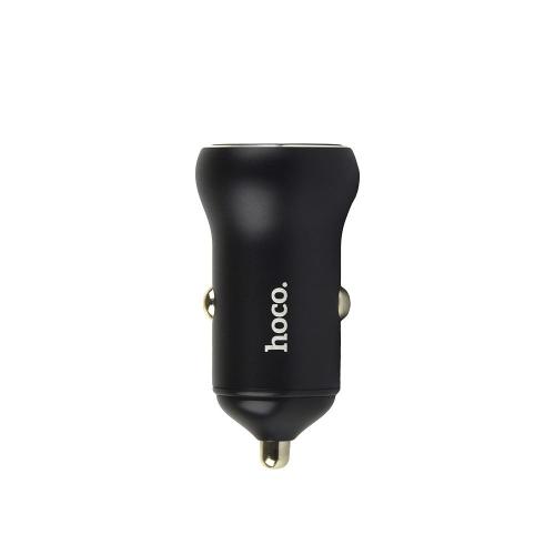 Автомобільний зарядний пристрій Hoco NZ5 Smooth road PD30W + QC3.0 5А car charger set Type C to Type C Чорний Автомобільний зарядний пристрій Hoco NZ5 Smooth road PD30W + QC3.0 5А car charger set Type C to Type C Чорний