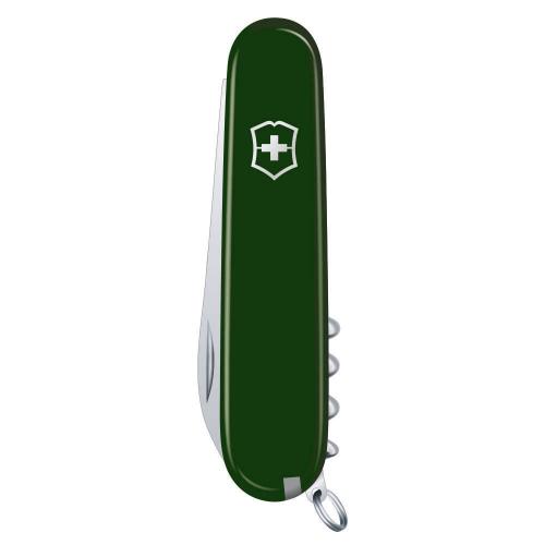 Складаний швейцарський ніж Victorinox Waiter 84 мм 9 функцій Зелений (0.3303.4)