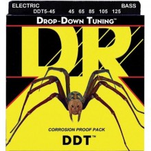 Струни для бас-гітари DR DDT5-45 Drop-Down Tuning Medium Bass 5-Strings 45/125