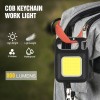Ліхтар X-BALOG LED COB 500lm 6W 500 mAh кемпінговий на карабіні з магнітом та відкривачем Type-C (COB-500)