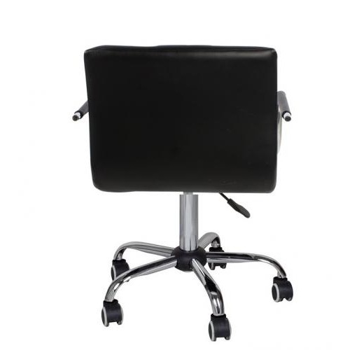 Крісло Артур КО SDM на колесах, регульоване по висоті, екокожа Чорний Крісло Артур КО SDM на колесах, регульоване по висоті, екокожа Чорний