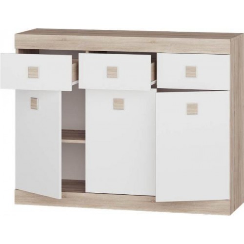 Комод для речей Еверест Соната 6 сонома + білий (Son-1) Комод для речей Еверест Соната 6 сонома + білий (Son-1)