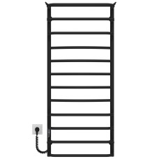 Рушникосушарка електрична Юність П12 500х1200 Deffi Чорний JD03 (C.YU.120.50.12.E.B.L.1)