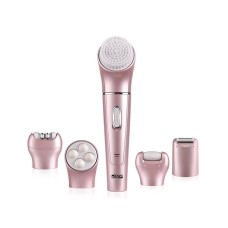 Епілятор жіночий акумуляторний Dsp 70153 багатофункціональний 5 в 1 Рожевий