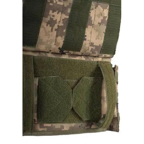 Плитоноска без плит з підсумками No Brand Molle One Size Піксель (1833928577) Плитоноска без плит з підсумками No Brand Molle One Size Піксель (1833928577)